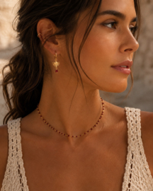 Granaat Harmonic Ketting - Gold Vermeil