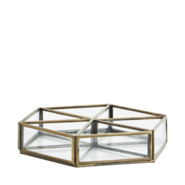Partitioned Glass Tray / Madam Stoltz