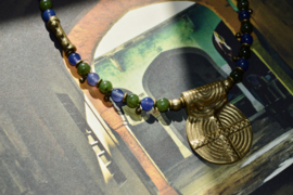 Jaipur Talisman Ketting - Brass