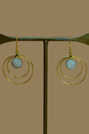Maansteen Mati Oorbellen - Gold Plated