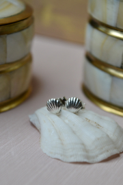 Shell Earstuds Sterling Silver