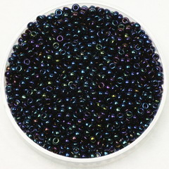 Miyuki Rocailles 2 mm Metallic Iris Dark Blue 11-452