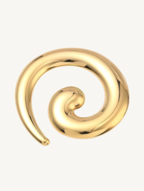 Swirl Charm/ Pendant – Gold Stainless Steel