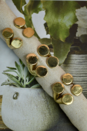 4 Dot Boho Ring - Brass