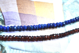 Lapis Lazuli Facet 4 x 3 mm Kralen