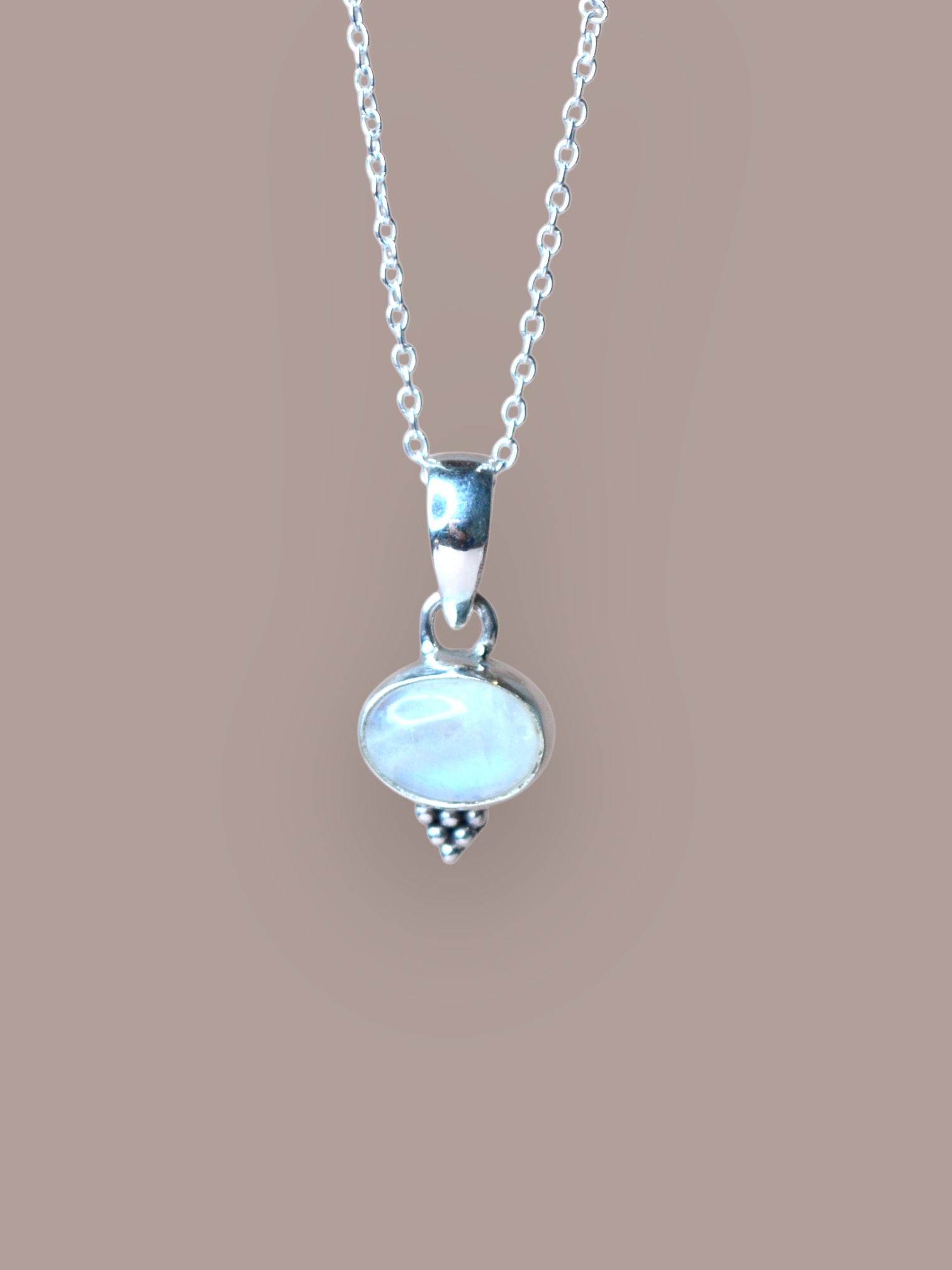 Moonstone Jawan Pendant Sterling Silver