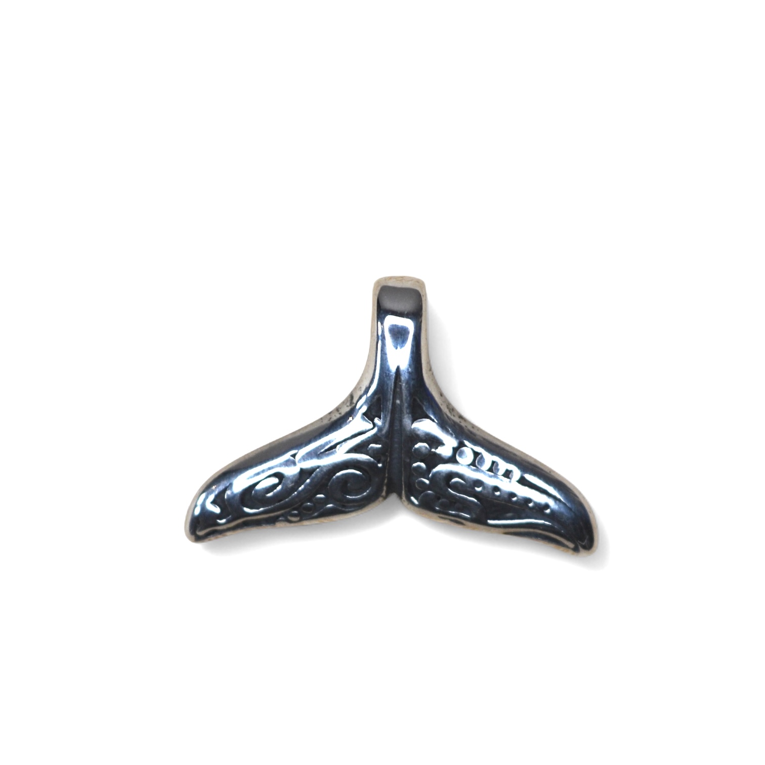 Whale Tail Pendant Stainless Steel