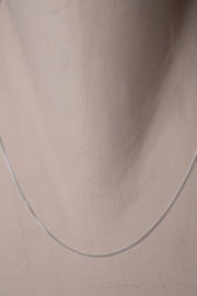 Cable Chain Ketting 45 cm - Sterling Zilver 