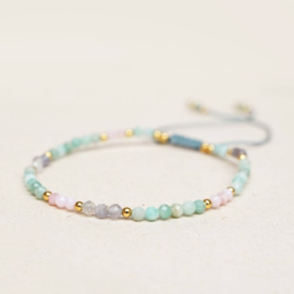 Calmness Stones Bracelet Gold Plated / Muja Juma