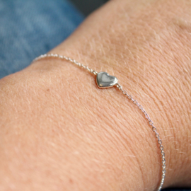 Sterling Silver Heart Bracelet / Armband