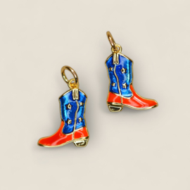 Cowboy Laars Bedel (1pc) Gold Plated