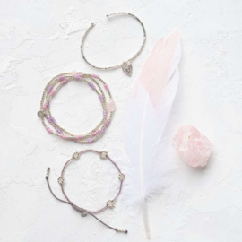 Memory Rose Quartz Bracelet / Armband