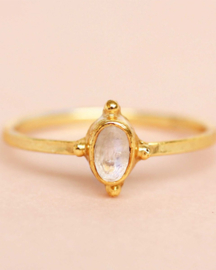 Moonstone Ring Gold Vermeil / Muja Juma