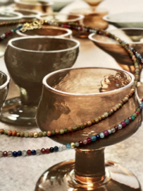 Multi Stone Necklace Gold Vermeil