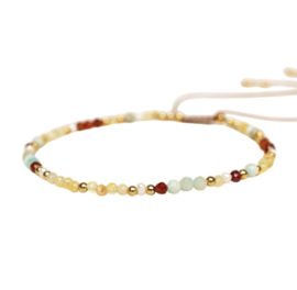 Energy Stones Bracelet Gold Plated / Muja Juma