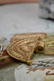 Tribal Waaier Hanger - Brass