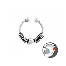 Bali Ear Cuff Sterling Silver