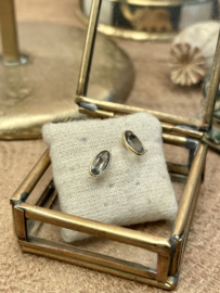 Labradorite Gold Vermeil Studs / Muja Juma Oorstekers