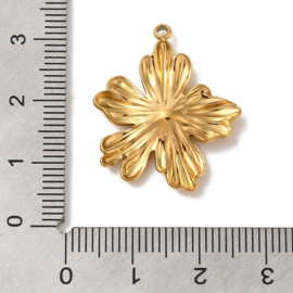 Bloem Bedel RVS Gold Plated