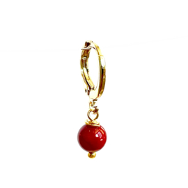 Single Coral Earring