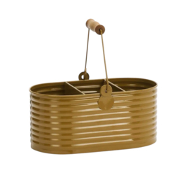 Oval Iron Utensil Holder / Madam Stoltz