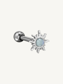 Opal Sun Piercing - Sterling Silver