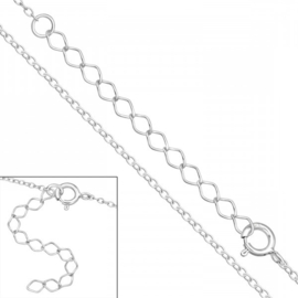 Base Chain Necklace 54 cm Sterling Silver