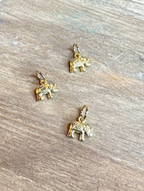 Tiny Elephant Charm/ Bedel Gold Plated