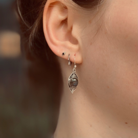 Labradorite Sterling Silver Boho Earrings