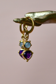 Celestial Radiance Oorbellen - Gold Plated