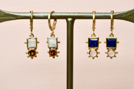 Celestial Nightfall Oorbellen - Gold Plated