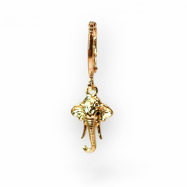 Elephant Single Earring Gold Plated