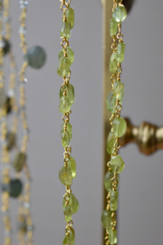 Sarita Peridot Necklace Gold Plated