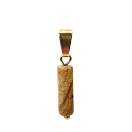 Jasper Tube Pendant