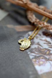 Tiger Necklace Gold Vermeil