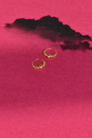 Bali Hoops 12 mm Gold Vermeil