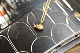 Happy Fish Necklace Gold Vermeil