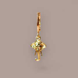 Elephant Single Earring Gold Plated