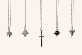 Dagger Ketting - Silver Plated