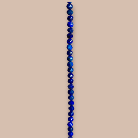 Lapis Lazuli Facet 4 mm Kralen