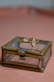 Peach Moonstone Ring Gold Vermeil / Muja Juma