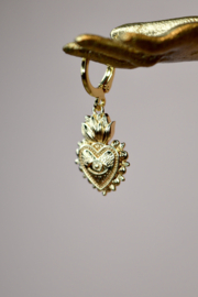 Mexican Heart Single Earring