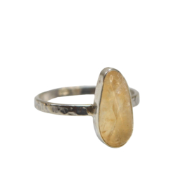 Citrine Ring Sterling Silver