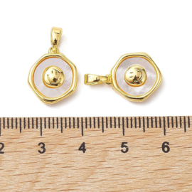 Smiley Face Pendant Gold Plated