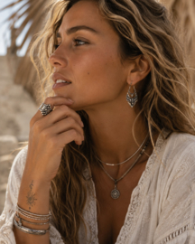 Dewi Moon Bali Ring - Sterling Zilver