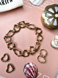 Funky Chains Bracelet Gold Plated