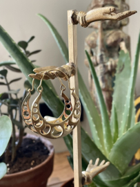 Brass Moon Phases Earrings / Oorbellen