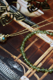 Peridot Mineral Bracelet