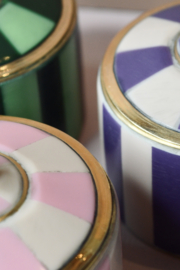 Purple Striped Treasure Box Large