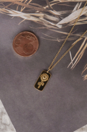 Sunflower Necklace Gold Vermeil